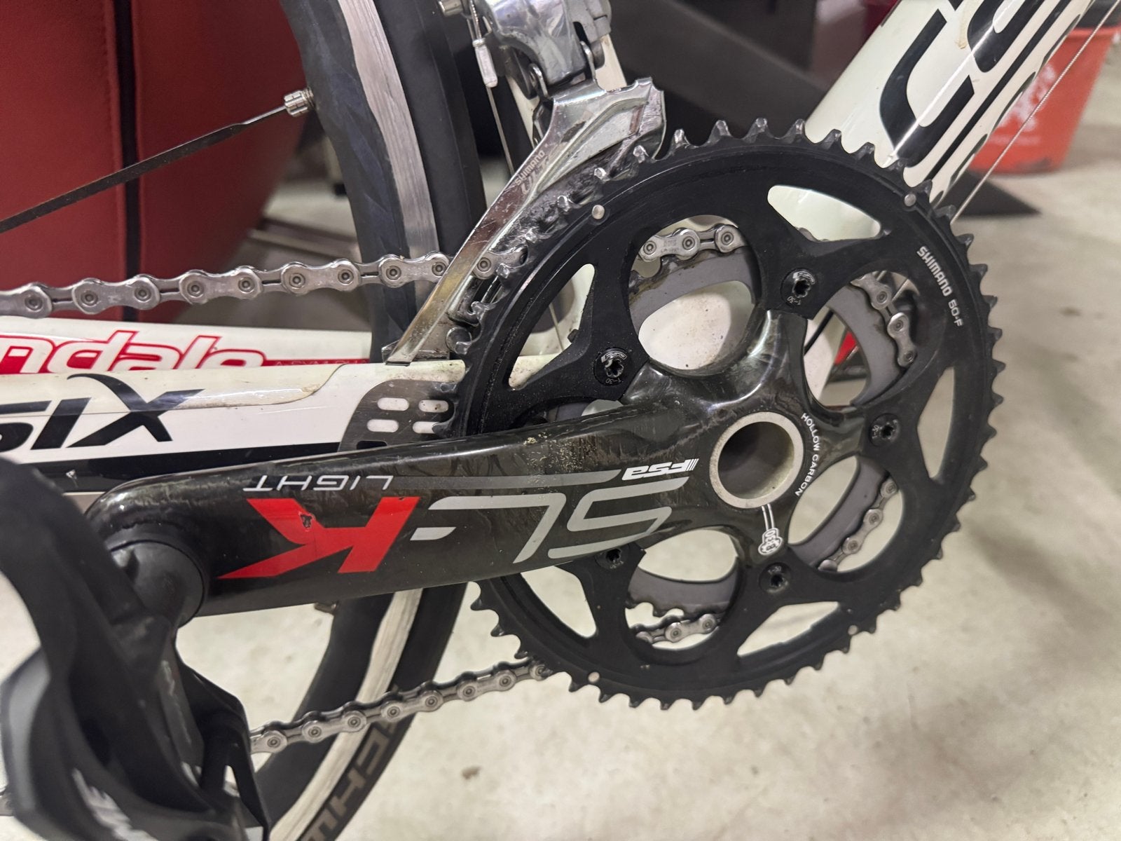 Cannondale Supersix Volledig Carbon XL - Zo goed als, Fietsen en Brommers, Fietsen | Racefietsen, Gebruikt, Carbon, Heren, 57 tot 61 cm