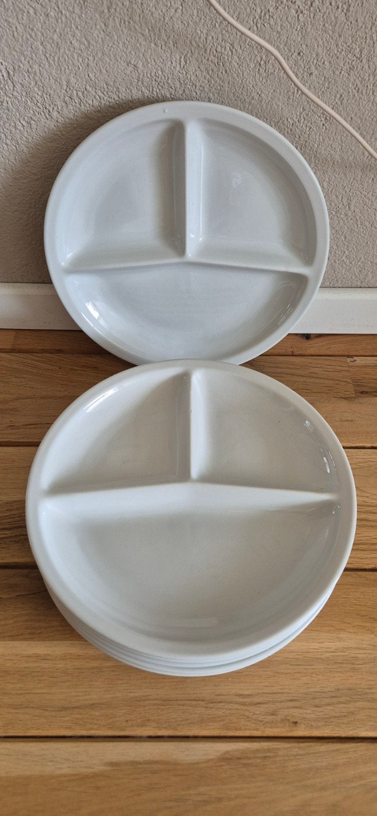 6 Gourmet / Fondue Borden - Zo goed als nieuw, Huis en Inrichting, Keuken | Servies, Ophalen, Zo goed als nieuw, Bord(en)