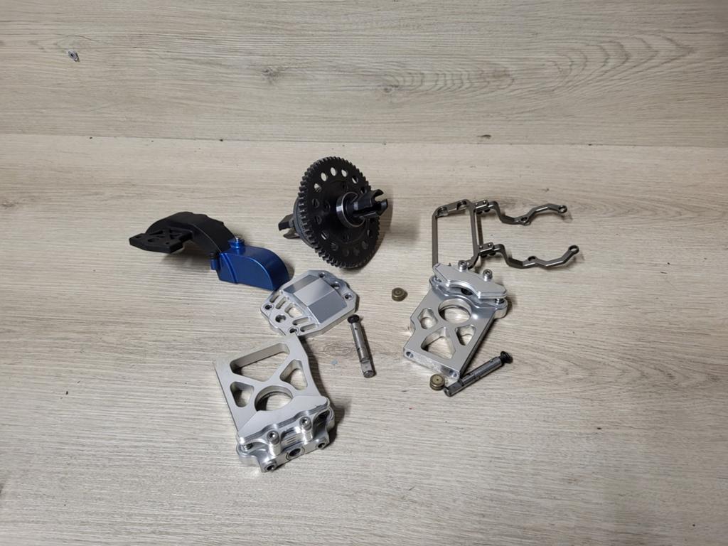 Losi 5ive T diff aluminium, Benzine, Ophalen of Verzenden, Zo goed als nieuw, Onderdeel