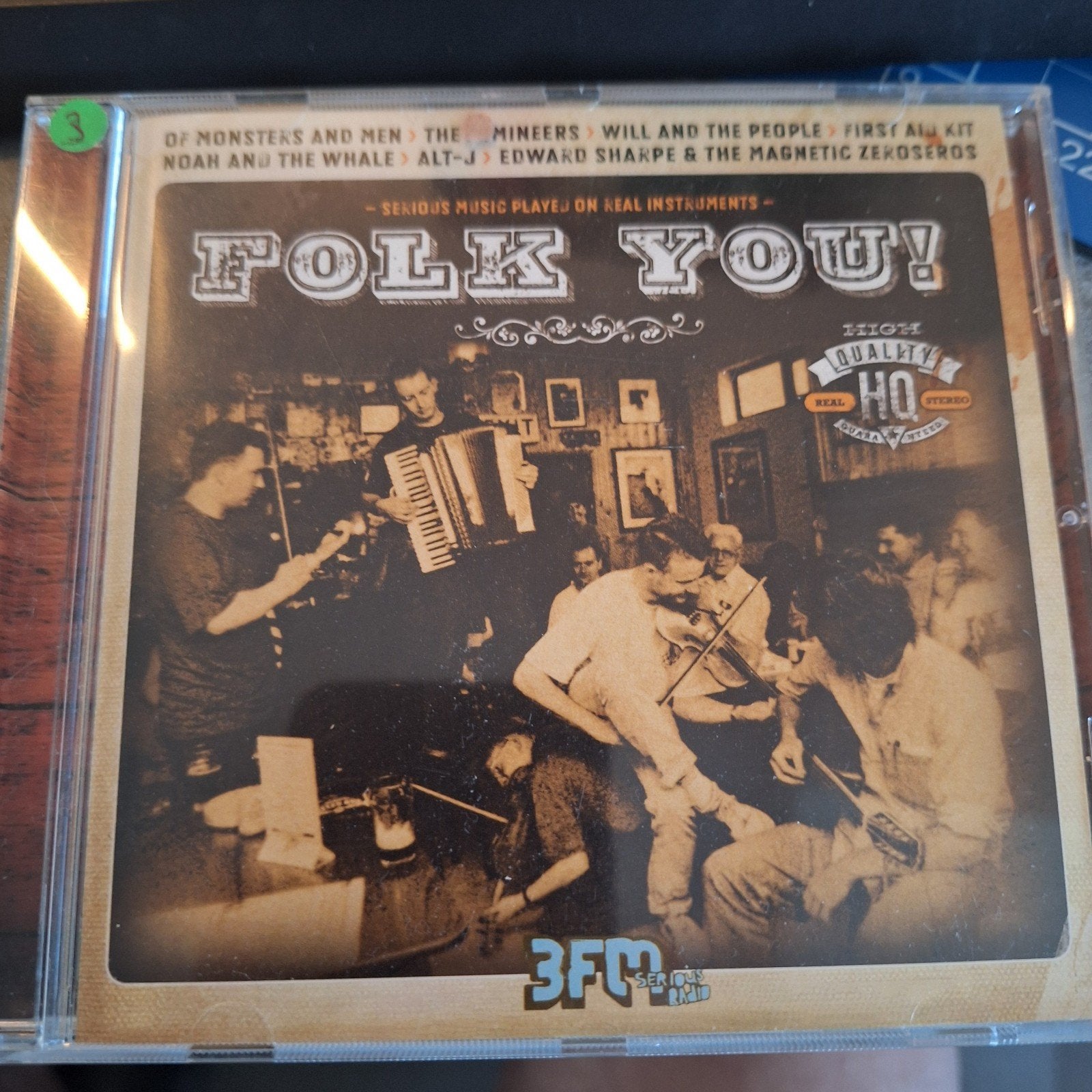Folk You! CD - Diverse artiesten - 3FM compilatie, Ophalen of Verzenden, Gebruikt, Verzamelalbum, Inclusief doosje