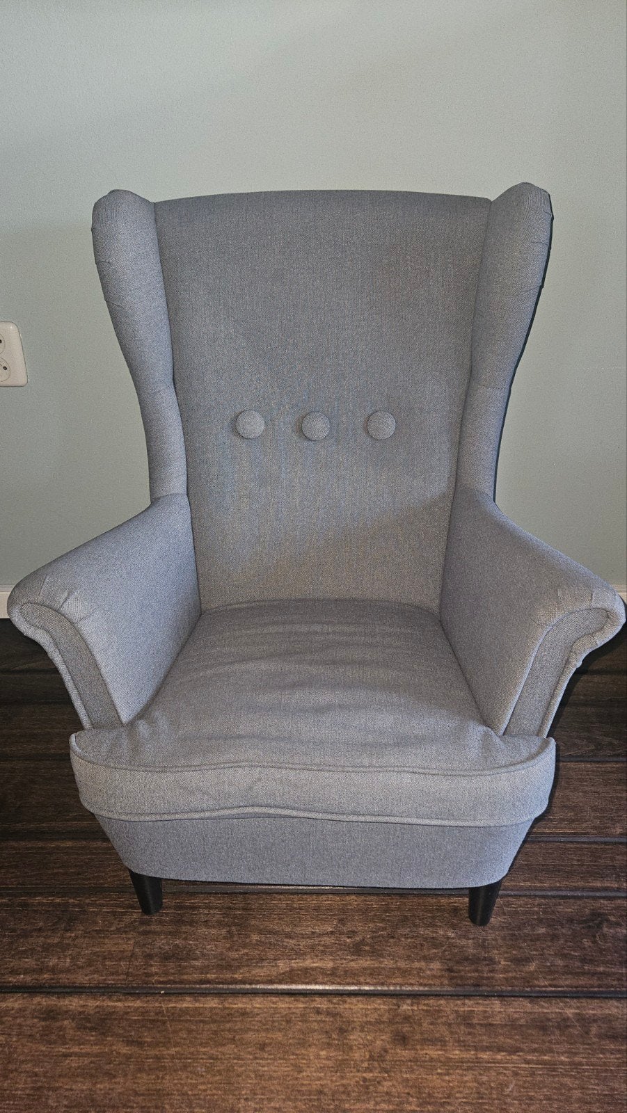Kinderfauteuil Ikea STRANDMON, Huis en Inrichting, Ophalen, Zo goed als nieuw, 75 tot 100 cm