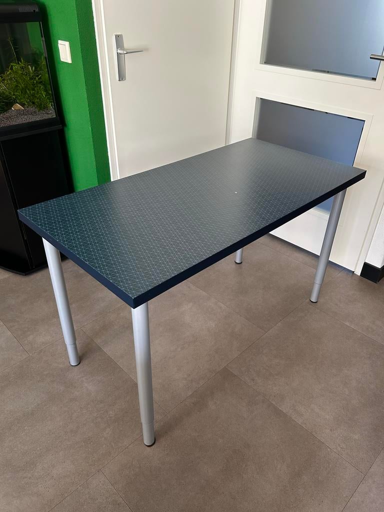 LINNMON IKEA Bureau 120x60, in hoogte verstelbaar (60-90 cm), Ophalen, Gebruikt, 120 cm, Kinderbureau