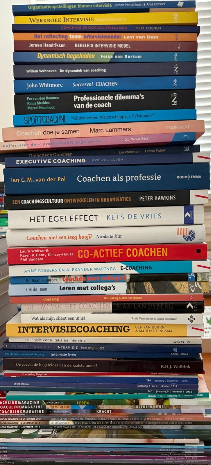 Diverse boeken over coaching,intervisie,pers. ontwikkeling, Ophalen of Verzenden, Zo goed als nieuw