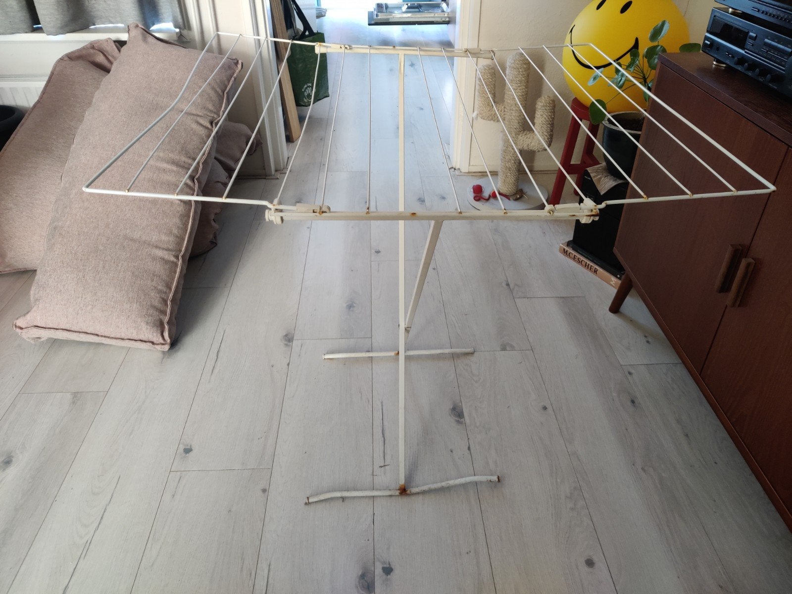 Droogrek - Functioneel met kleine gebreken (Gratis), Tuin en Terras, Droogmolens en Wasrekken, Ophalen, Gebruikt, Wasrek