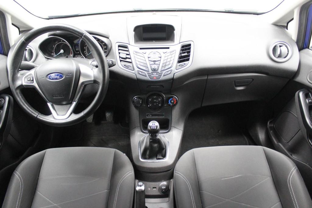 Ford Fiesta 1.0 Style | Airco | Goed onderhouden | Nette aut, Euro 6, 525 kg, Blauw, 23 km/l