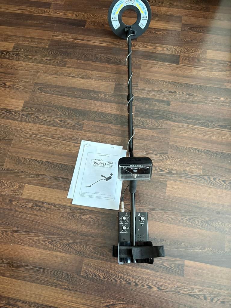 White’s 3900/D pro plus militaria metaaldetector, Ophalen of Verzenden, Zo goed als nieuw, Overige merken