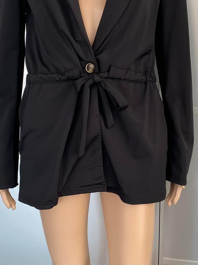 i25 C&S mt XS/S=34/36 travel-jasje vest blazer colbert zwart, Zwart, Nieuw, Ophalen of Verzenden, Jasje