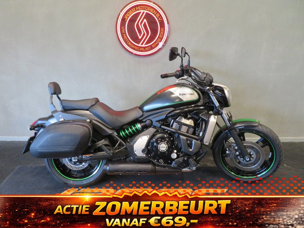 Kawasaki VULCAN 650 S PERFECT! TASSEN (bj 2016), Motoren, Motoren | Kawasaki, Chopper, Bedrijf, 650 cc