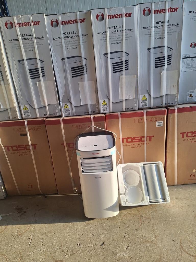 Chilly 2,5KW Mobiele Airco - Nieuw in Doos (Partij 80 st.), Zakelijke goederen, Partijgoederen en Retail | Franchising, Wederverkoop en Distributie