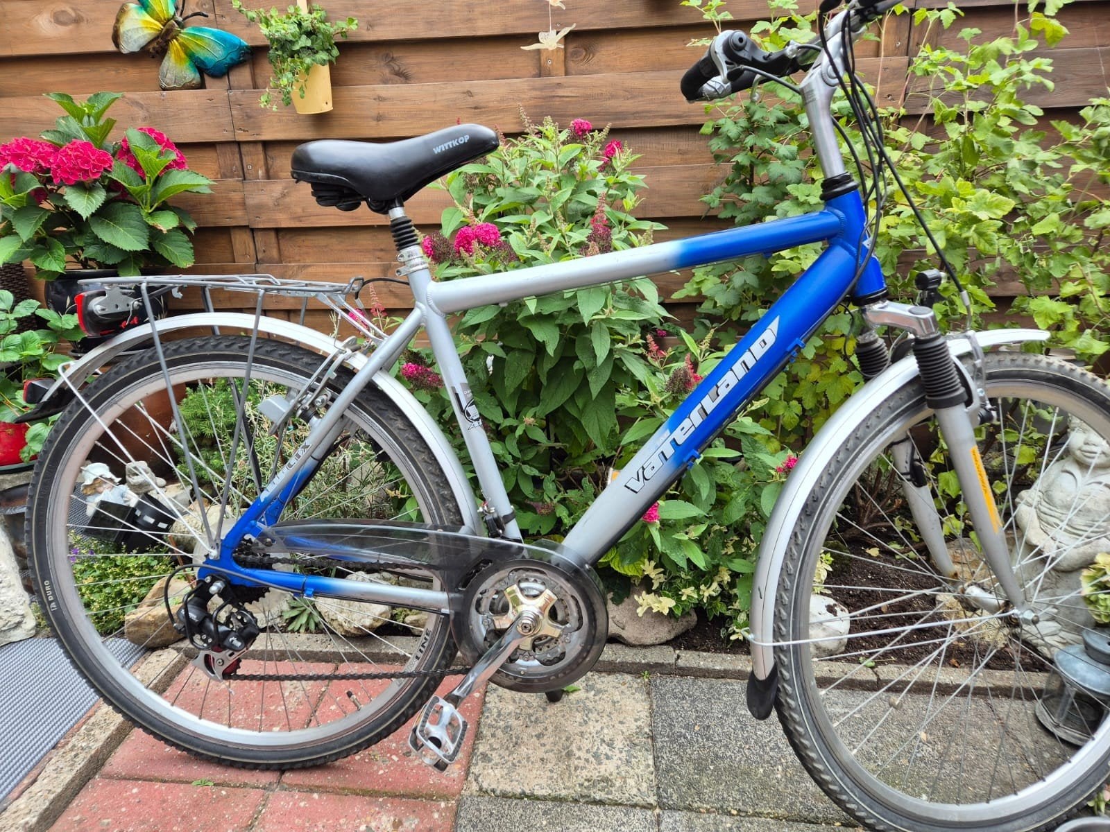 Vaterland fiets met vering en 21 versnellingen, Vering, 49 tot 53 cm, Meer dan 20 versnellingen, Ophalen
