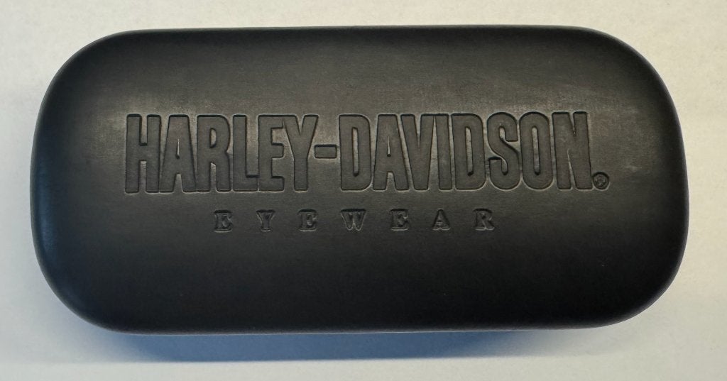 Originele Harley-Davidson stevige brillenkoker, Ophalen of Verzenden, Zo goed als nieuw