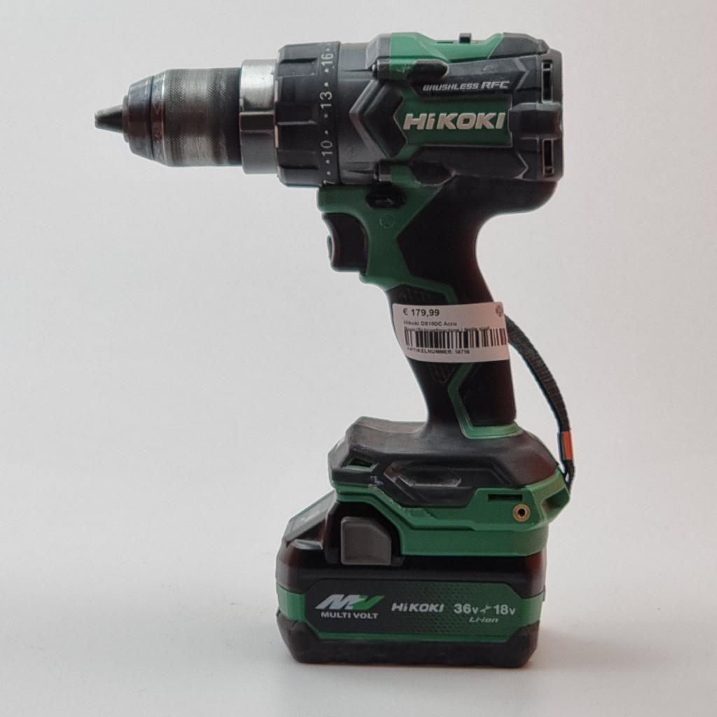 Hikoki DS18DC Accu Boor/Schroefmachine | Nette staat, Doe-het-zelf en Verbouw, Gereedschap | Boormachines, Hikoki, Nieuw, Support@hikoki.com