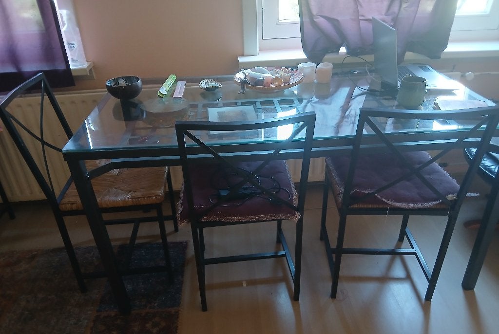 tafel, Huis en Inrichting, Ophalen, 100 tot 150 cm, 50 tot 100 cm, Zo goed als nieuw