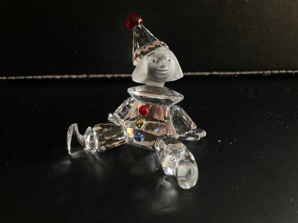 Swarovski Clowntje / Pierrot, Verzamelen, Ophalen of Verzenden, Zo goed als nieuw, Figuurtje