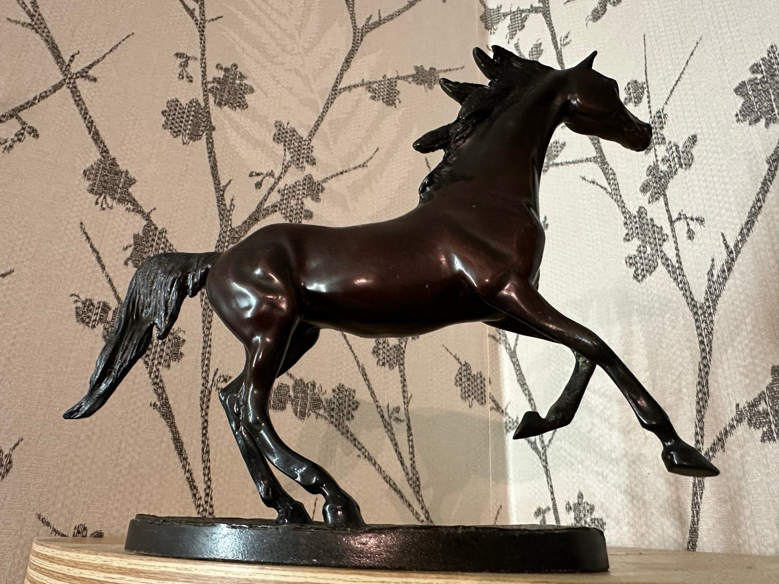 Bronzen Beeld 'Darley Arabian' door Gill Parker, Overige onderwerpen, Ophalen of Verzenden, Brons, Beeld
