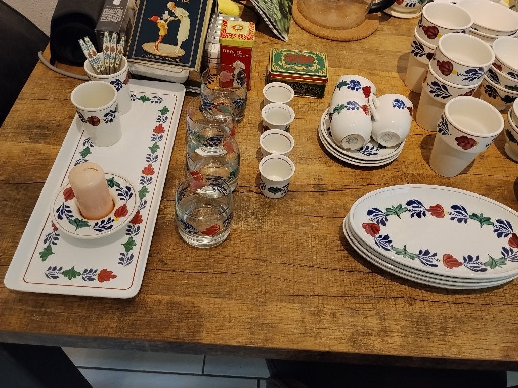 Boerenbont servies z.g.a.n., Ophalen of Verzenden, Zo goed als nieuw, Royal Boch, Aardewerk