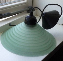 Retro lampje mooie groene kleur. Is als nieuw, Ophalen of Verzenden, Huis en Inrichting
