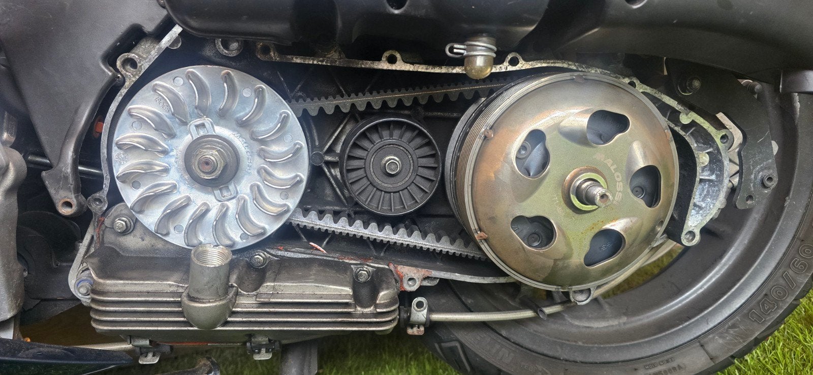 unieke derbi gp1 250cc met piaggio quasar blok, Ophalen, 250 cc, Gebruikt