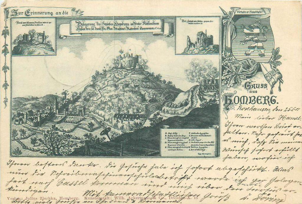 701-245-051 Homburg Litho, Verzenden, Voor 1920, Duitsland