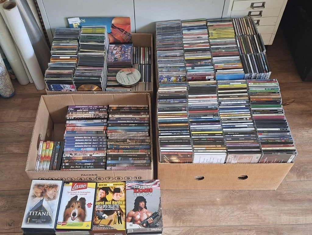 Cd,s ,Dvd,s en Videobanden, Ophalen, Gebruikt, Overige genres, Overige typen