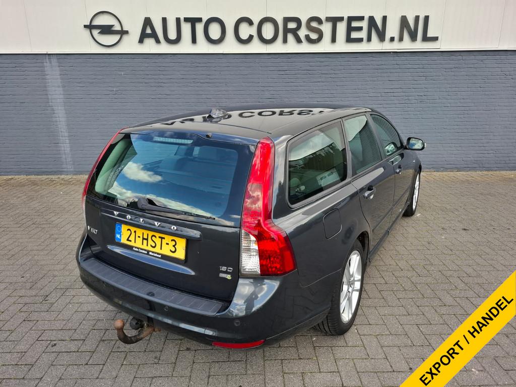 Volvo V50 1.6D Edition II Leder Trekhaak Navi Ecc Cruise Con, Voorwielaandrijving, Zwart, 4 cilinders, Parkeersensor