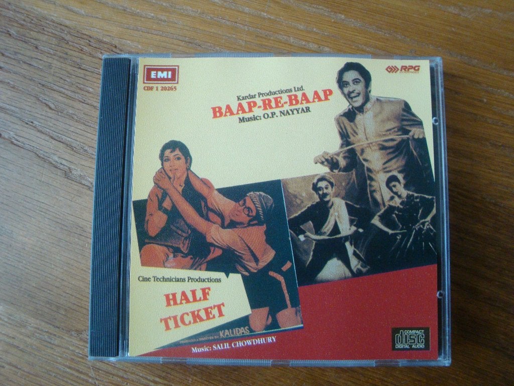 Baap-Re-Baap / Half Ticket (Bollywood Soundtracks), Cd's en Dvd's, Ophalen of Verzenden, Zo goed als nieuw, Import, Bollywood