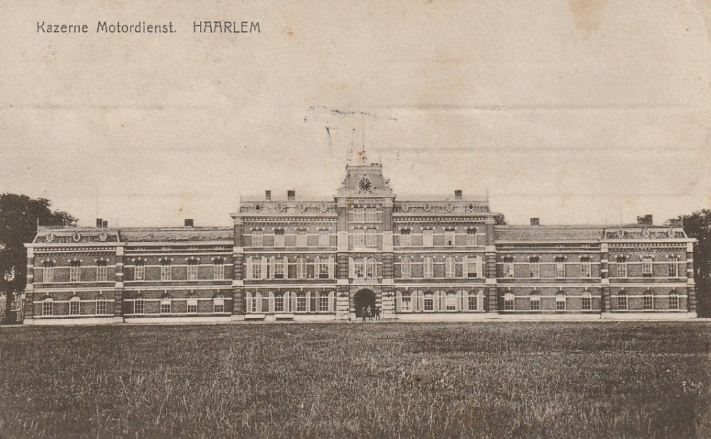 Haarlem  Ripperda Kazerne militair  Motordienst 1926, Ophalen of Verzenden, 1920 tot 1940, Gelopen, Noord-Holland