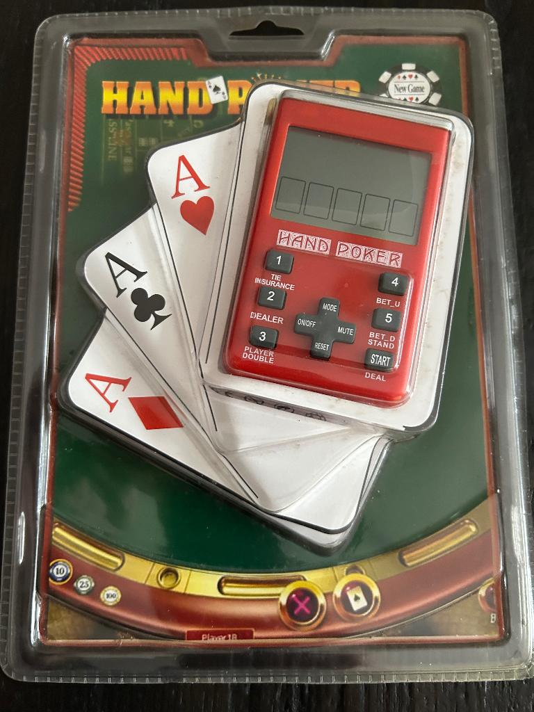 Computerspel lcd poker handheld nieuw, Ophalen, Puzzel en Educatief, 1 speler, Nieuw