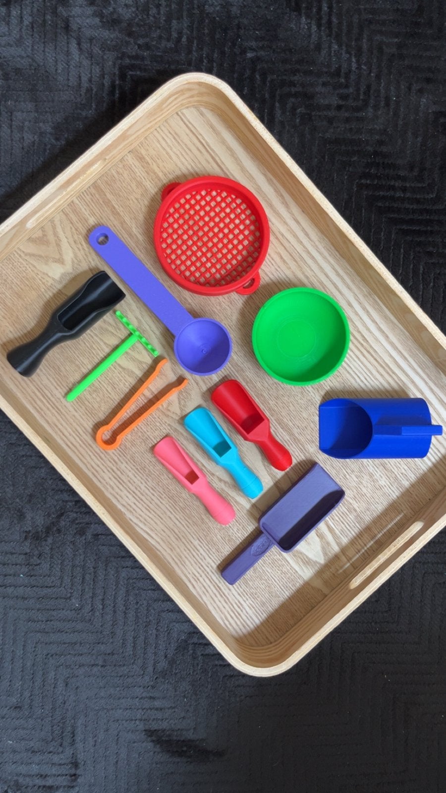 11-delige Gekleurde Sensorische Speelset voor Kinderen, Beilervaart 1 Hoogersmilde, Ophalen of Verzenden, Info@sensoplay.nl, Knutselen