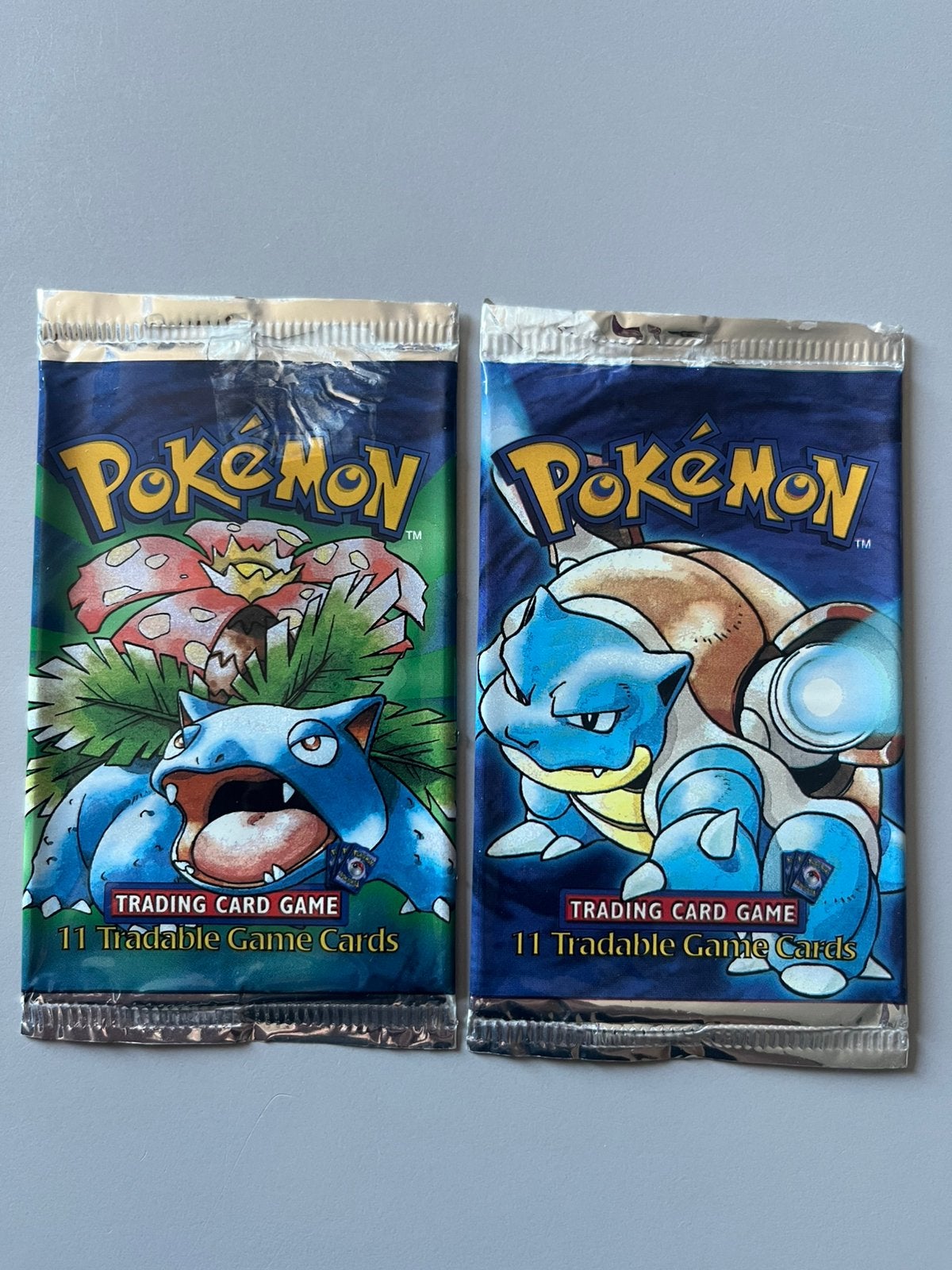 Pokemon booster empty base shadowless 2x, Ophalen of Verzenden, Gebruikt, Booster