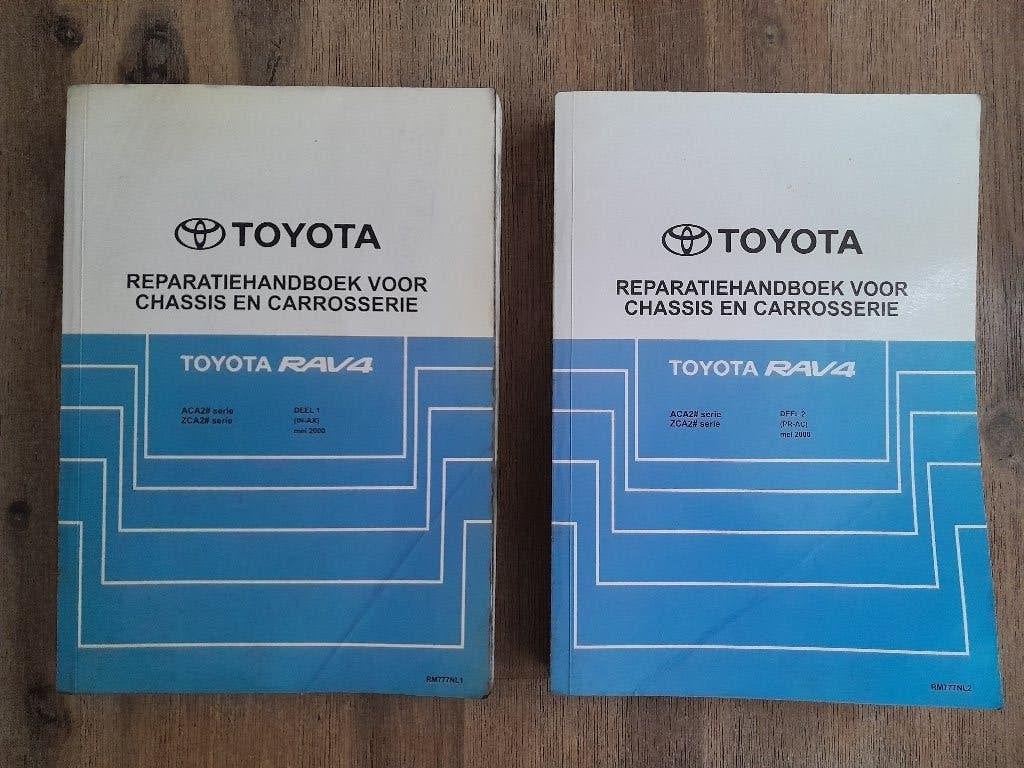 2 Originele WERKPLAATSHANDBOEKEN -TOYOTA RAV4 ACA20 21 ZCA25, Verzenden