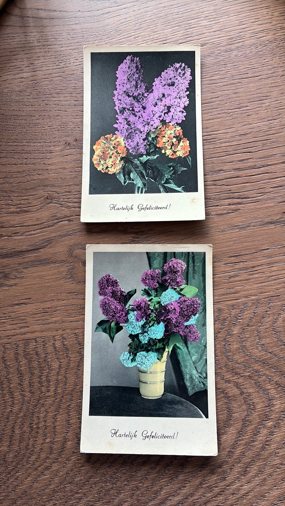 Gefeliciteerd. Hyacinten. 1938, Ophalen of Verzenden, 1920 tot 1940