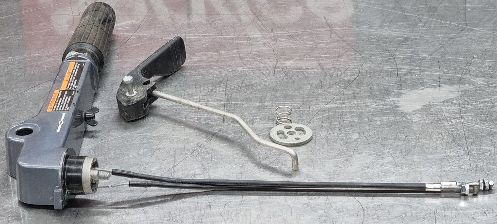 Stuurknuppel YAMAHA 9.9 en 15PK 2takt  en 6pk en 8pk 4takt, Ophalen of Verzenden, Zo goed als nieuw, Motor en Techniek