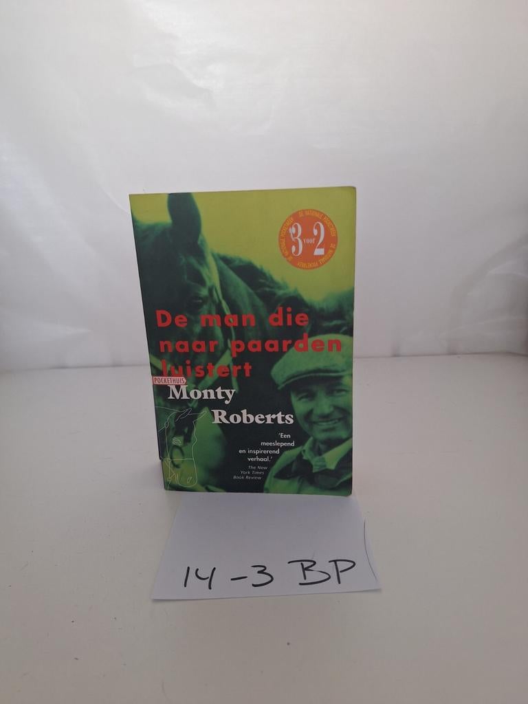 De man die naar paarden luistert - Monty Roberts, Boeken, Ophalen of Verzenden