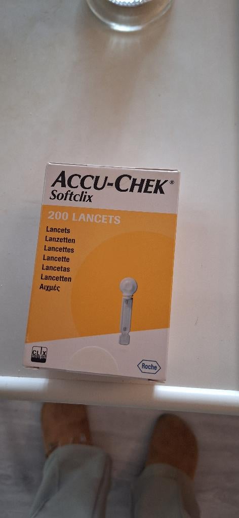9 doosjes Accu-chek softclix lancet prikpen  200 st, Ophalen, Nieuw