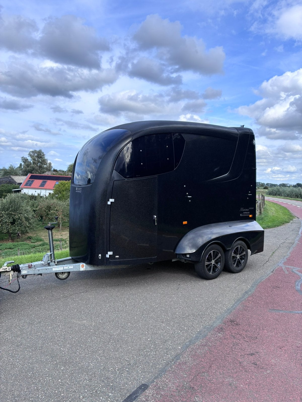 Te koop Humbaur  Maximus 2.0, Dieren en Toebehoren, Ophalen, Gebruikt, Polyester, 2-paards trailer