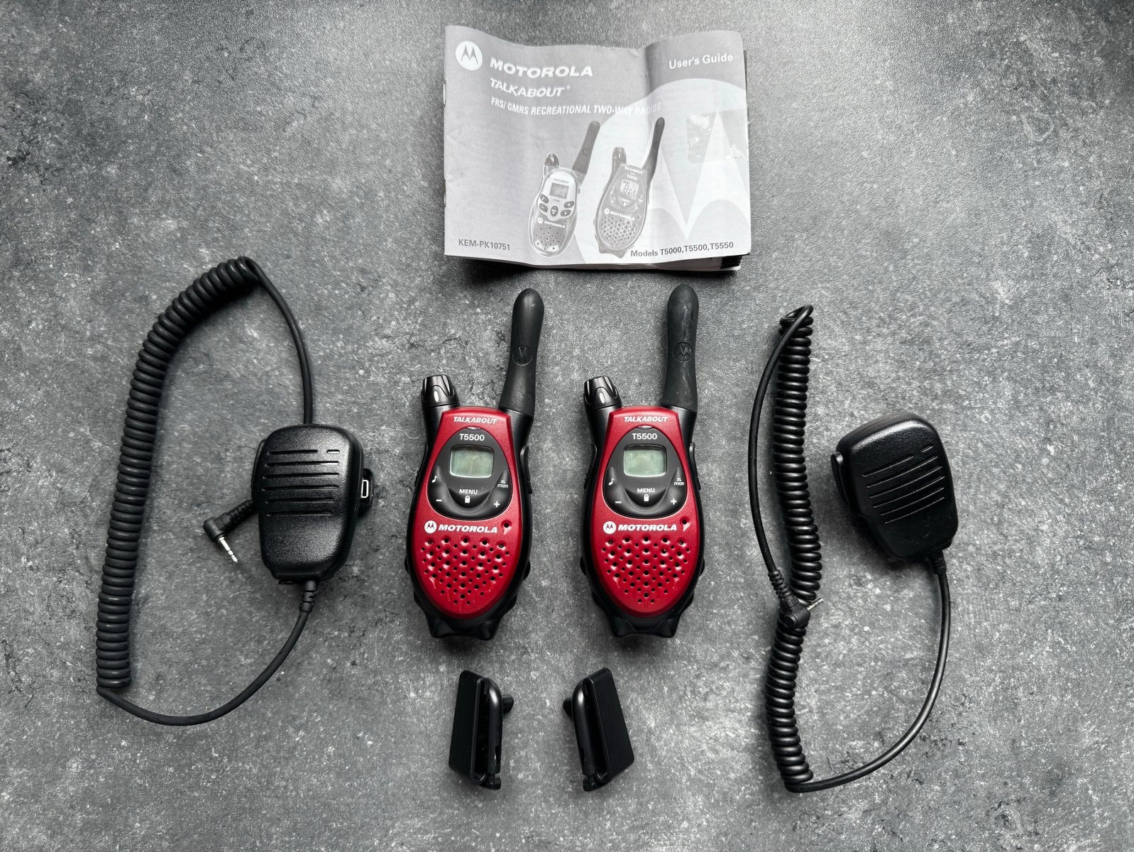 Motorola Talkabout T5500 Portofoons met accessoires, Gebruikt, Ophalen of Verzenden, Portofoon of Walkie-talkie, Handsfree-functie
