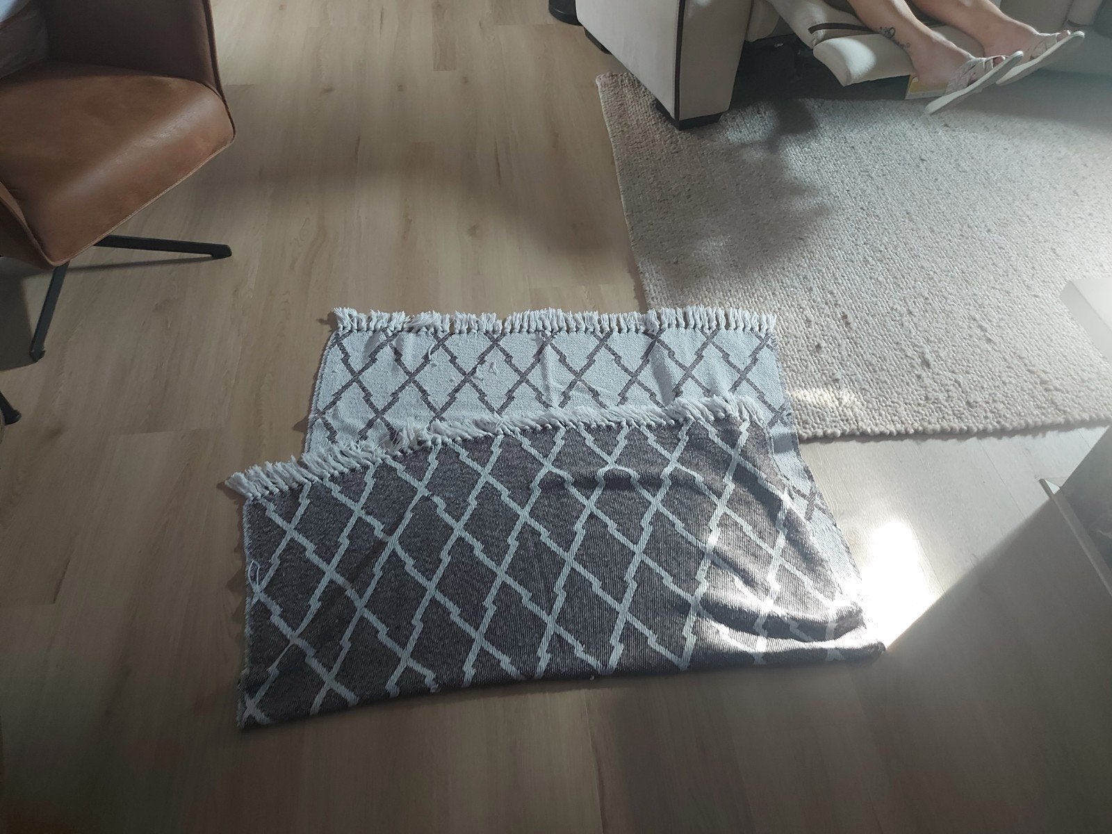 Decoratief kleedje/plaid - aan beide kanten te gebruiken, Ophalen, Gebruikt, 100 tot 150 cm, 200 cm of meer