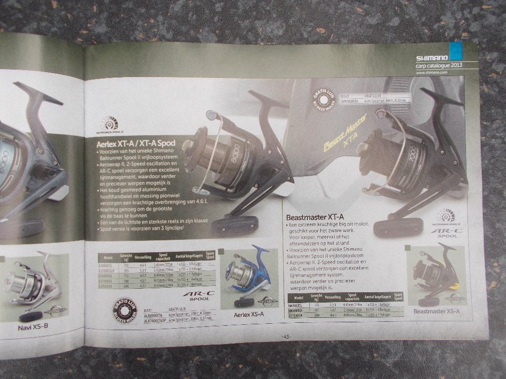 "Shimano hengelsportcatalogus 2013, Verzenden, Gebruikt, Overige typen