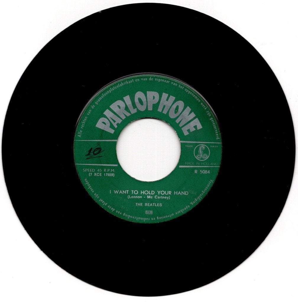 The Beatles – I Want To Hold Your Hand (groen), Rock, Gebruikt, 7 inch, Overige typen