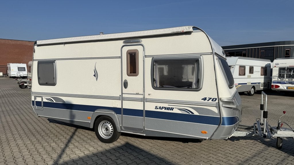 Fendt Saphir 470 TF bouwjaar 2006 met zakluifel, Caravans en Kamperen, Rondzit, Bedrijf, Overige typen, Fietsenrek