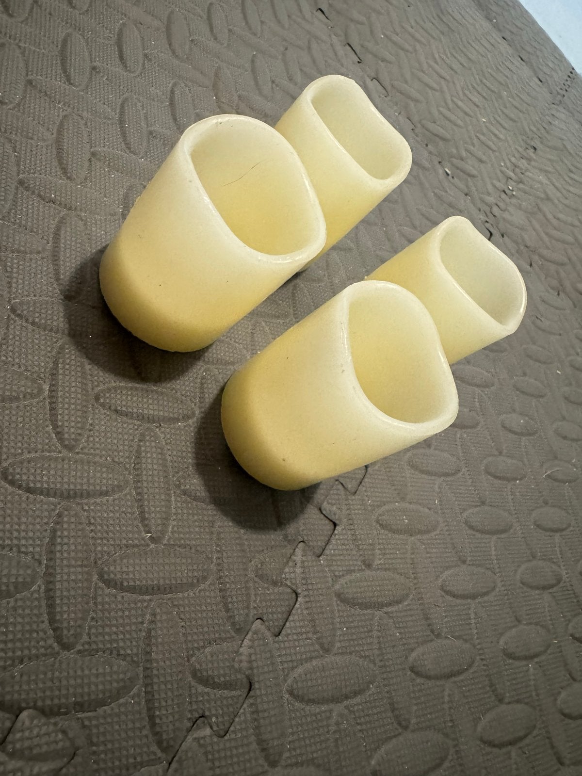 4x LED Kaarsjes, Ophalen, Kunststof, Gebruikt, Crème