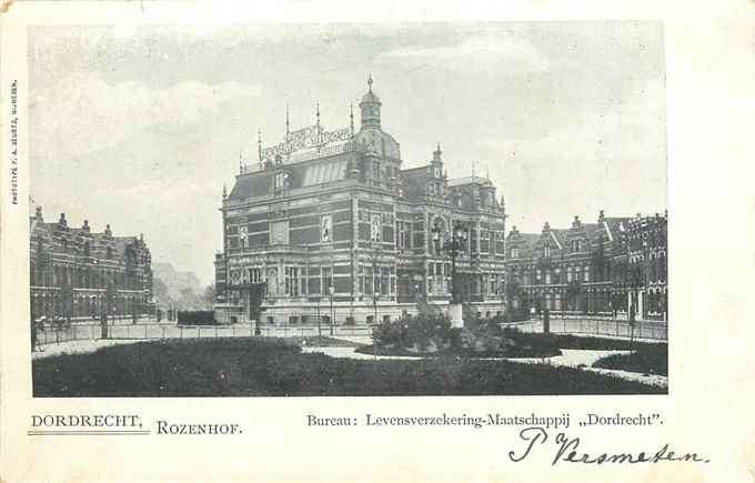 301-140-009 Dordrecht Rozenhof, Verzenden, Voor 1920, Zuid-Holland