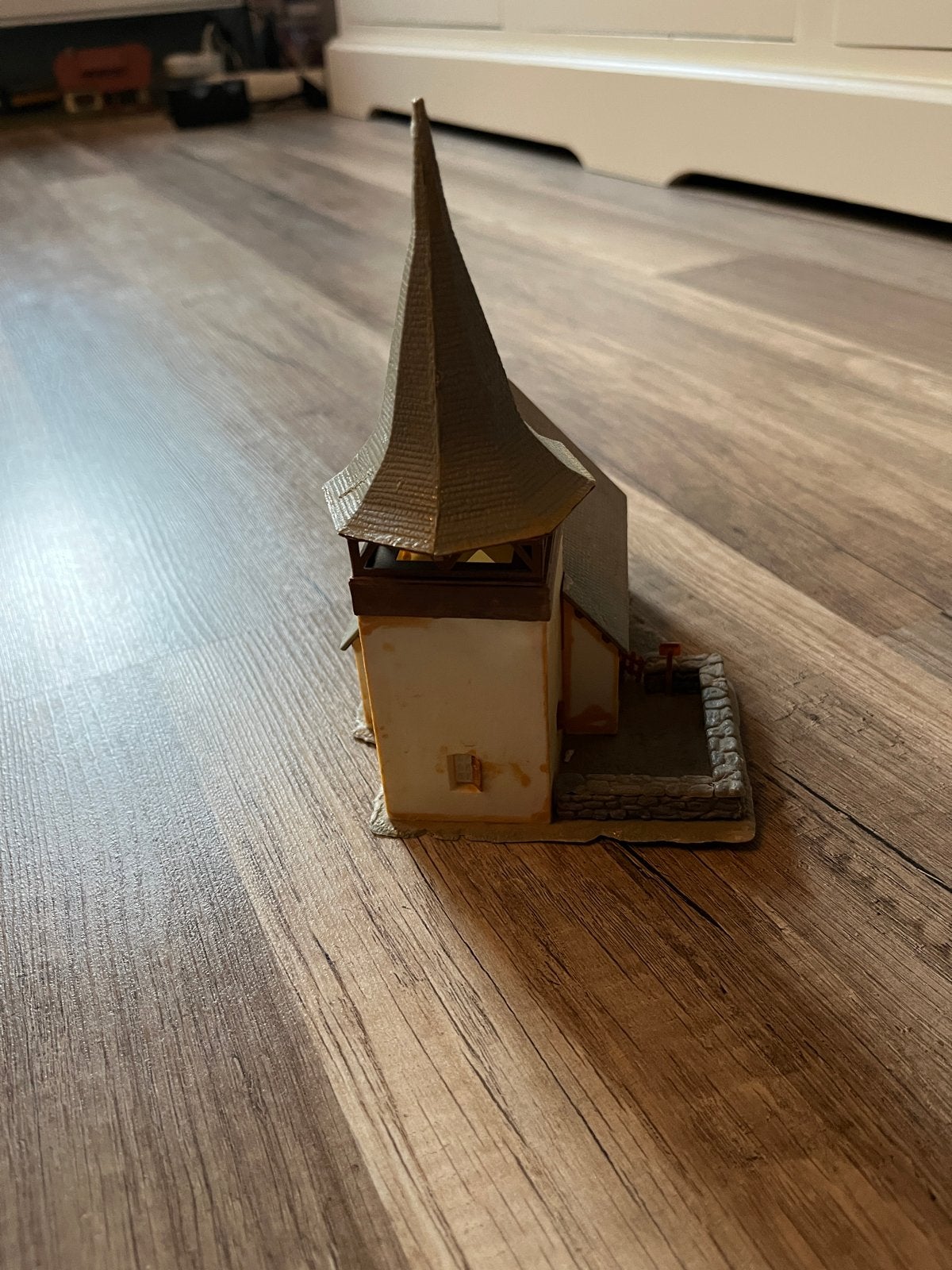 Kerk modelbouw miniatuur, Ophalen, Gebruikt