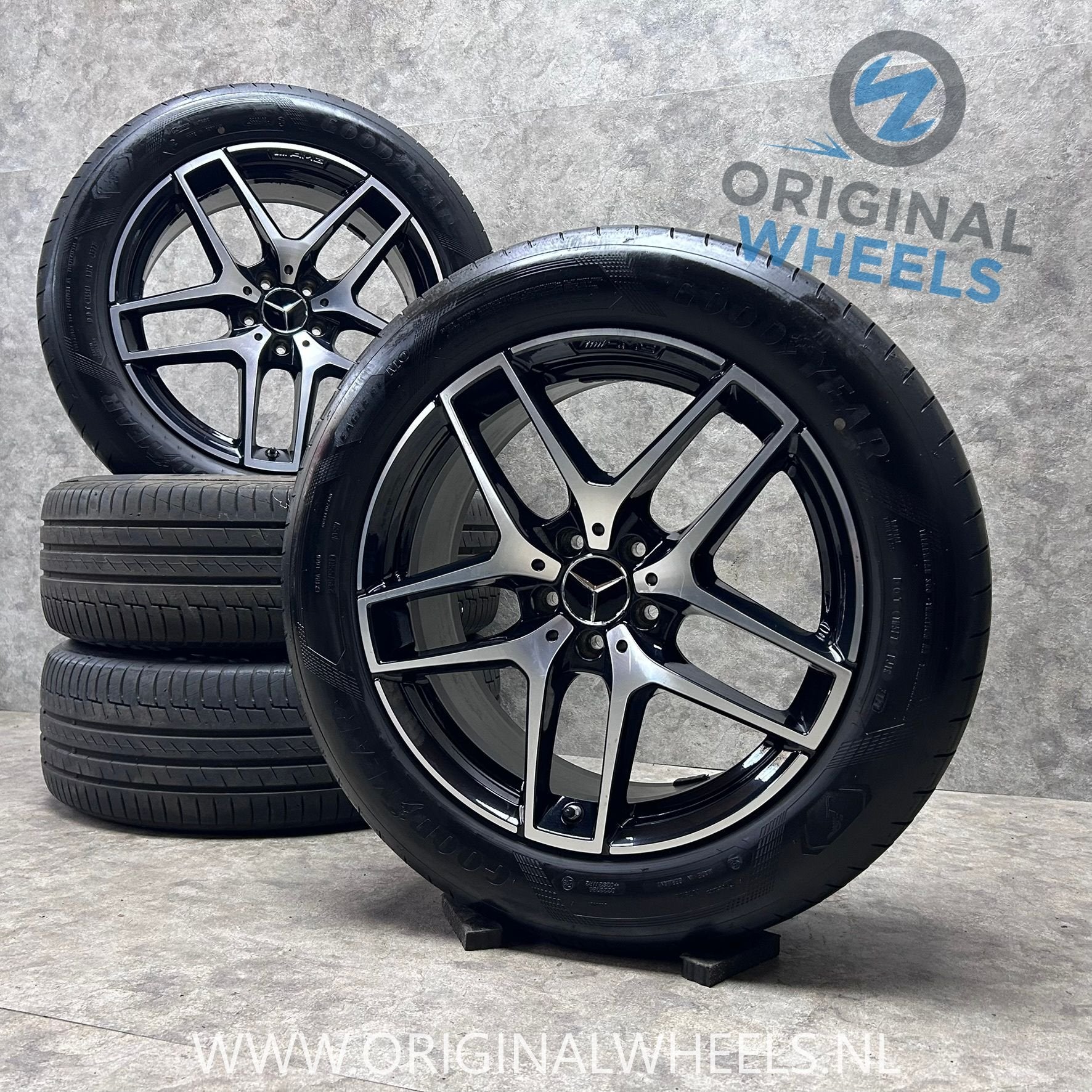 19 inch originele AMG velgen + zomerbanden Mercedes GLC A253, Auto-onderdelen, 19 inch, Gebruikt, -, -