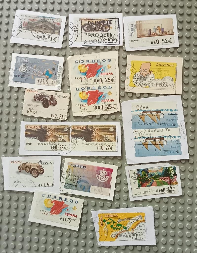5241) spanje ca 17x automaatzegels?, Postzegels en Munten, Postzegels | Europa | Spanje, Ophalen of Verzenden
