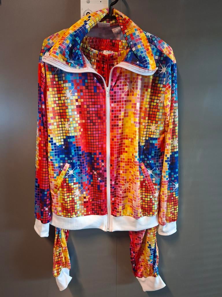 Disco trainingspak dames XL, Kleding | Heren, Ophalen of Verzenden