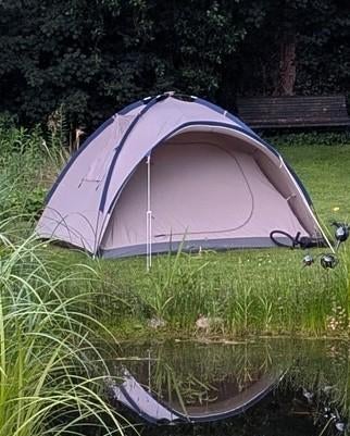 Redwood Ebony 3pers met nieuwe alu stokken, Caravans en Kamperen, Tenten, Ophalen of Verzenden, Gebruikt, Tot en met 3