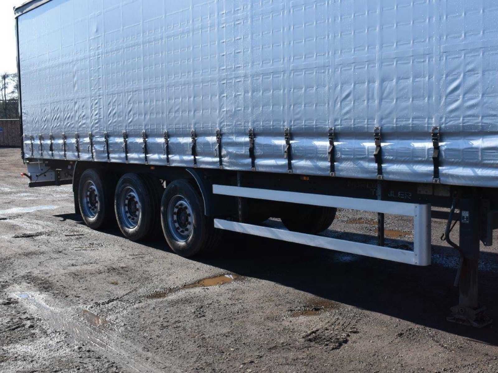 2018 Nordic S340 | 3 assige schuifzeiloplegger met schuifdak, Auto's, Overige brandstoffen, Bedrijf, Aanhangers en Opleggers, Te koop