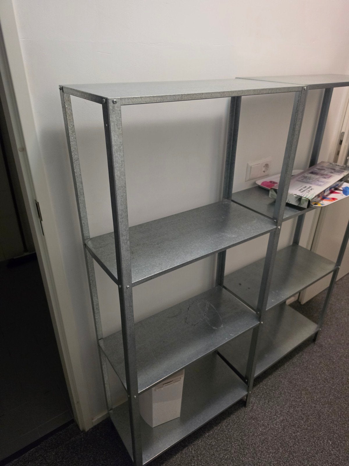 Metalen stellingkast - ideaal voor opslag, Ophalen, Zo goed als nieuw